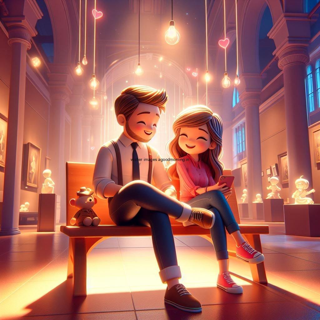 115+ 3D Cute Couple Images Free Download 7 cute couple d images with amazing lights and couple are making love vibes with beautiful background heart images ()
