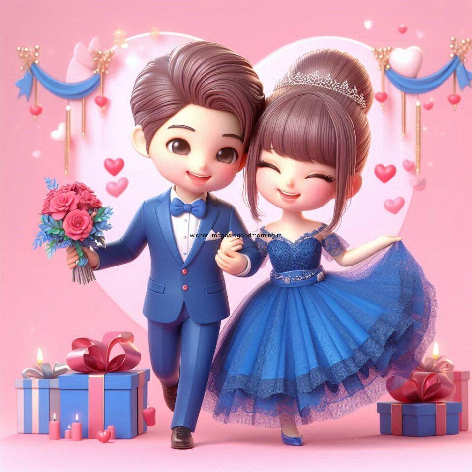 d cut couples wallpapers enjoy the wedding with dancing beautiful dress ()