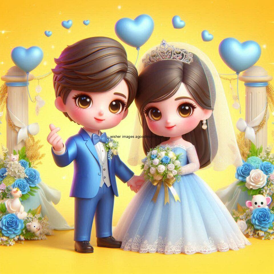 d cut couples wallpapers enjoy the wedding with dancing beautiful dress ()