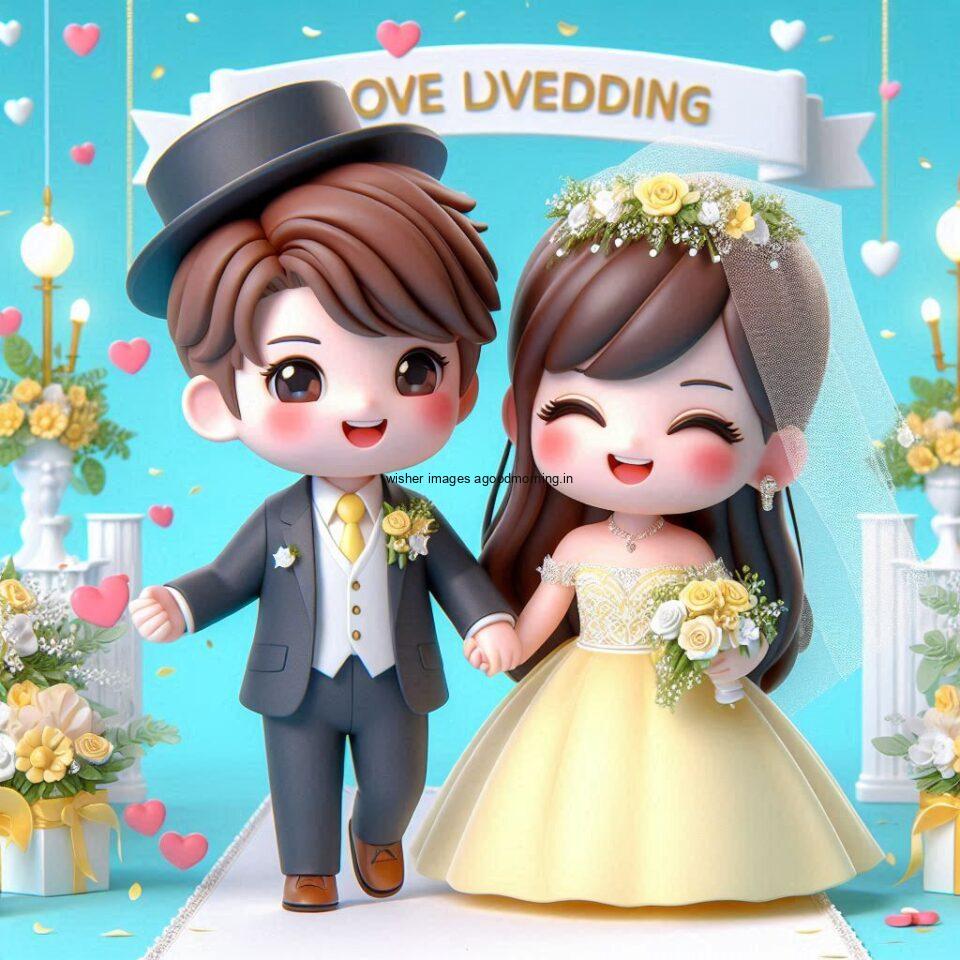 d cut couples wallpapers enjoy the wedding with dancing beautiful dress ()