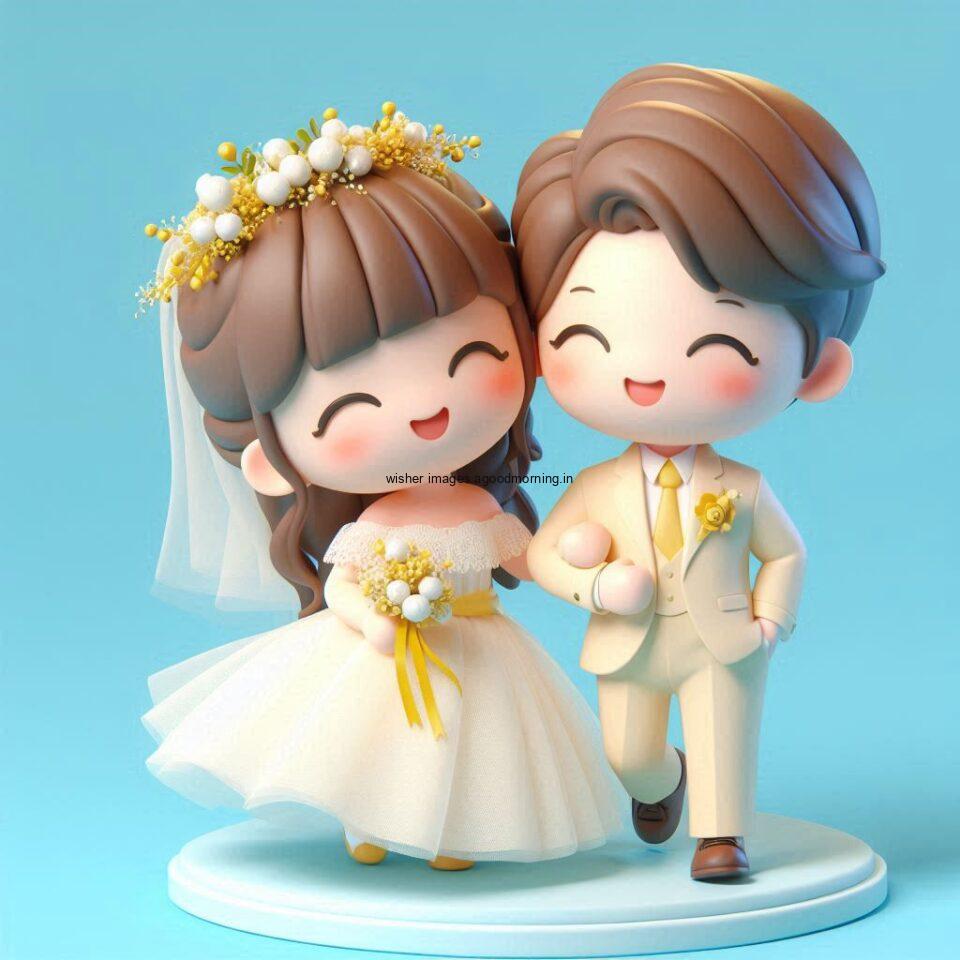 d cut couples wallpapers enjoy the wedding with dancing beautiful dress ()