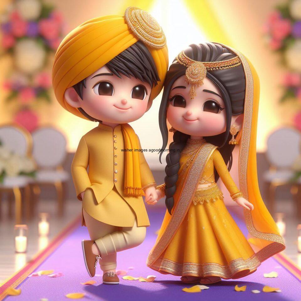 d cut couples wallpapers enjoy the wedding with each other haldi mahndi dancing green dress or yellow dress ()