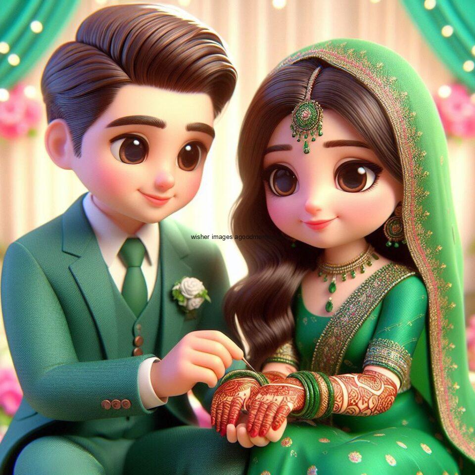 d cut couples wallpapers enjoy the wedding with each other haldi mahndi dancing green dress or yellow dress ()