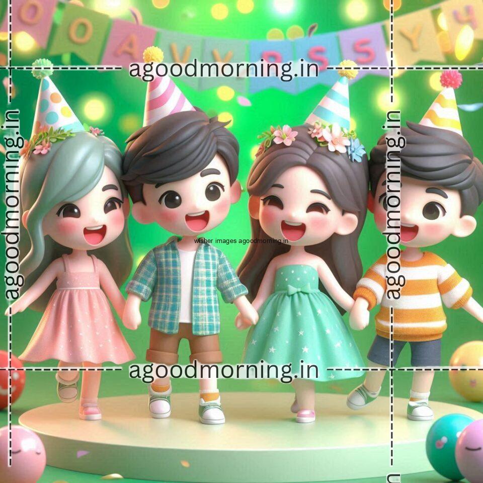 d cute cartoon wallpaper cute d cartoon images beautifull background with friedns are enjoy anniversary gangs ()