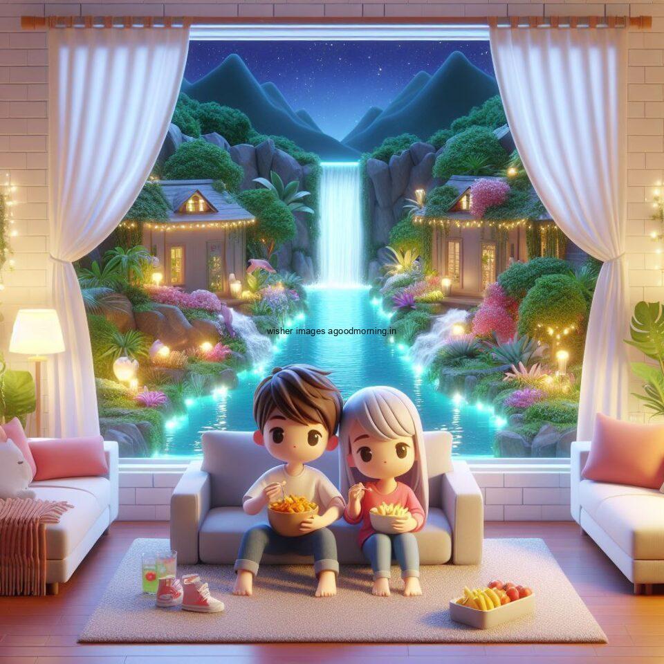 3d-cute-couple-images-3d-cute-couple-wallpaper-seating-beside-the-wall-with-amazing-lights-setup-lovely-vibes-11-960x960 3d Cute Couple Images || 3d Cute Couple wallpaper || Free Download