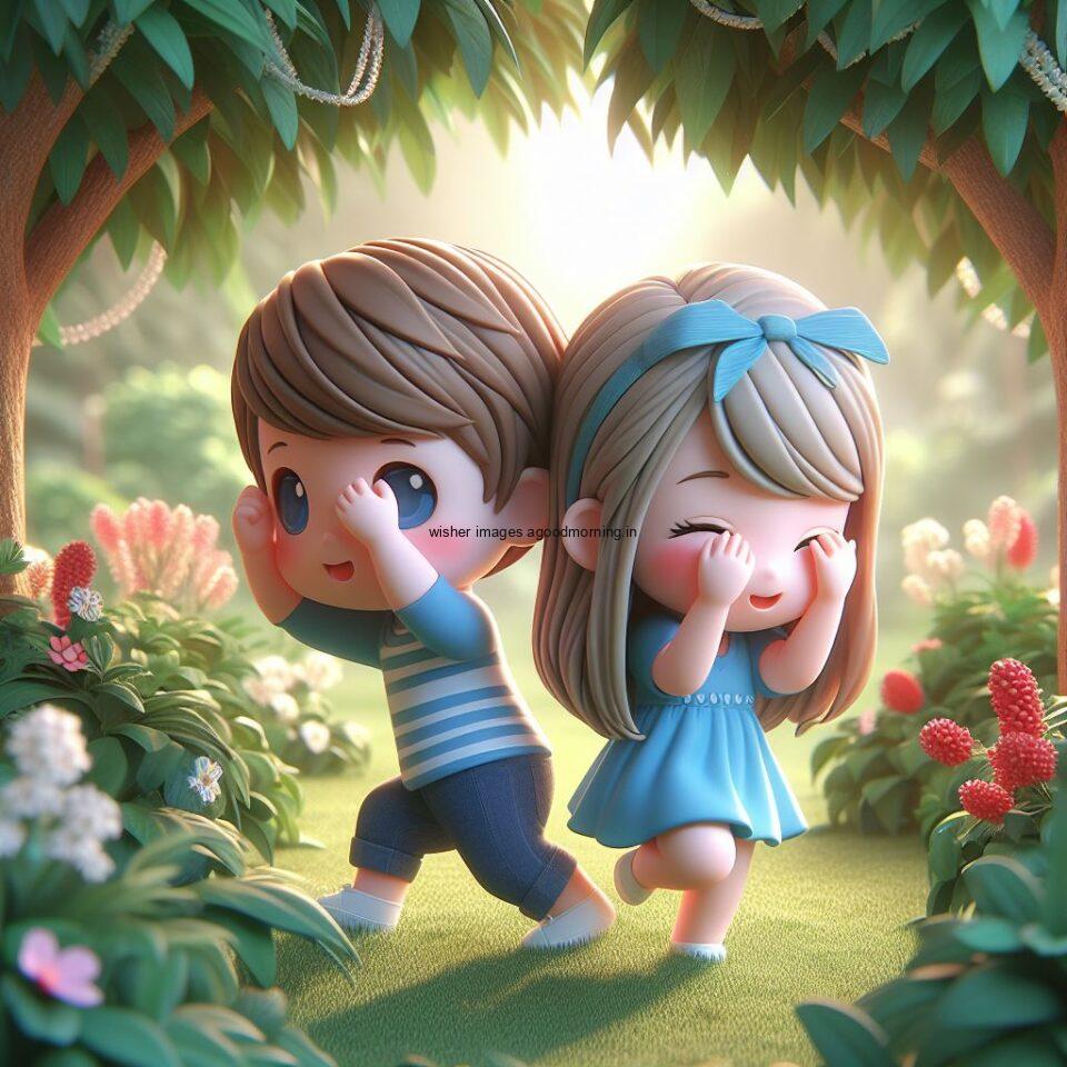 d cute couple images with love vibes couple walks in the park cute dress with lights heart full of enjoyment ()