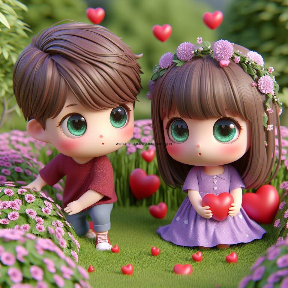 d cute couple images with love vibes couple walks in the park cute dress with lights heart full of enjoyment ()