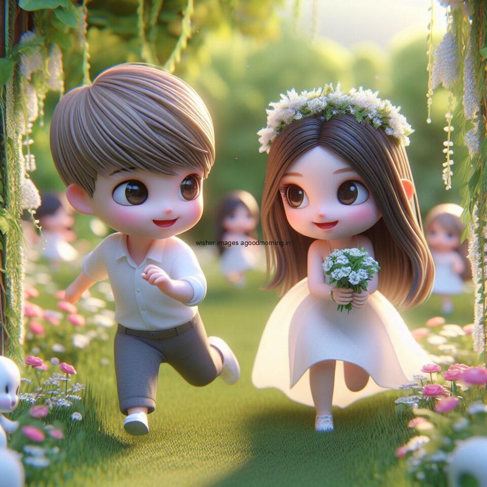 d cute couple images with love vibes couple walks in the park cute dress with lights heart full of enjoyment ()