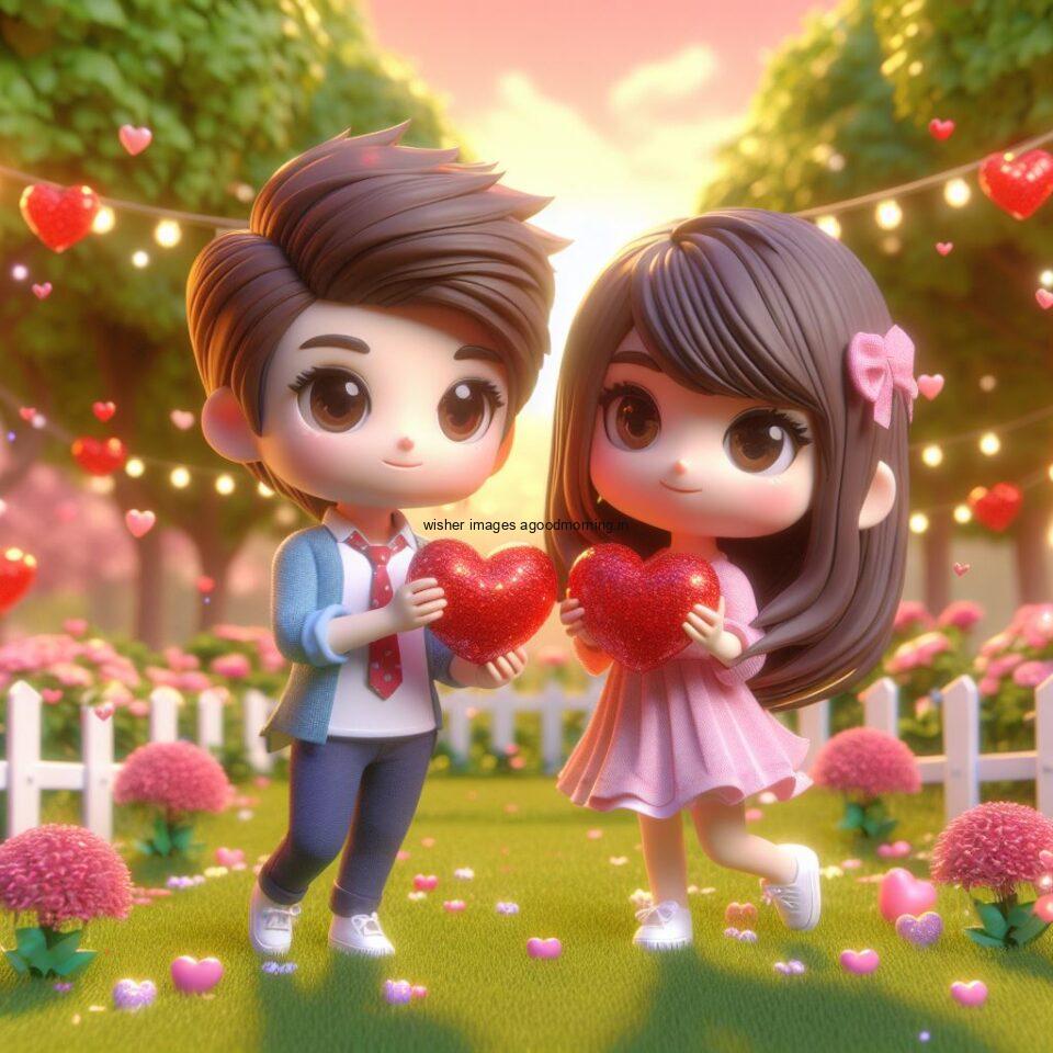 3d-cute-couple-images-with-love-vibes-couple-walks-in-the-park-cute-dress-with-lights-heart-full-of-enjoyment-32-960x960 3d Cute Couple Images || 3d Cute Couple wallpaper || Free Download