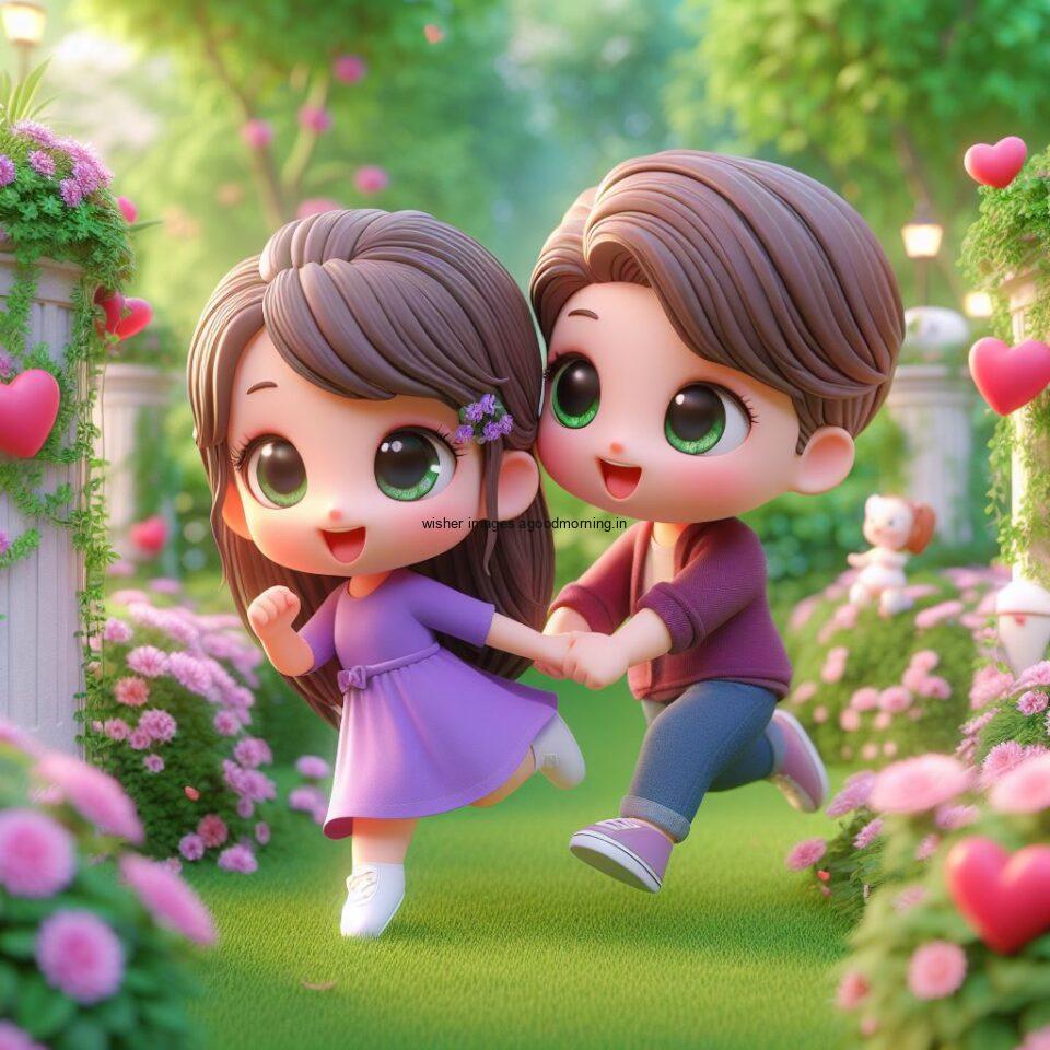 3d-cute-couple-images-with-love-vibes-couple-walks-in-the-park-cute-dress-with-lights-heart-full-of-enjoyment-4-960x960 3d Cute Couple Images || 3d Cute Couple wallpaper || Free Download