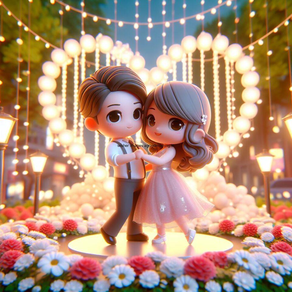 3d-cute-couple-images-with-love-vibes-couple-walks-in-the-park-cute-dress-with-lights-heart-full-of-enjoyment-47-960x960 3d Cute Couple Images || 3d Cute Couple wallpaper || Free Download