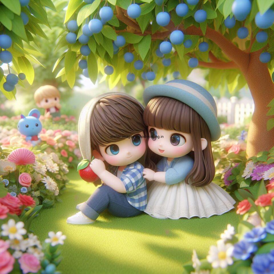 3d-cute-couple-images-with-love-vibes-couple-walks-in-the-park-cute-dress-with-lights-heart-full-of-enjoyment-7-960x960 3d Cute Couple Images || 3d Cute Couple wallpaper || Free Download