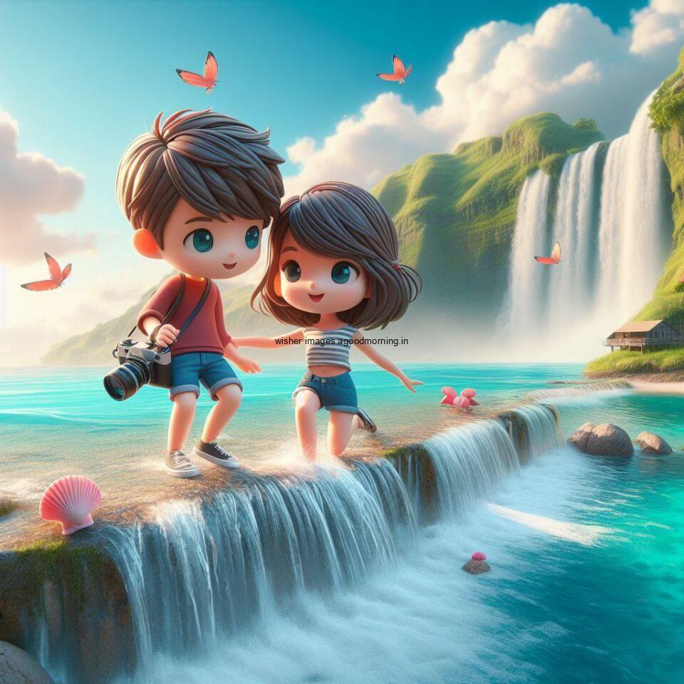 d cute couple wallpaper d cute couple images the couple enjoy the love vibes with amazing food water dance beacu stylish dress beautifull background ()