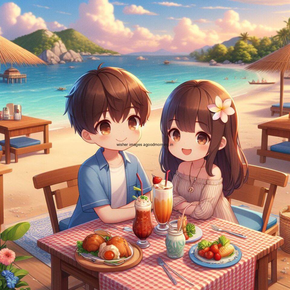 d cute couple wallpaper d cute couple images the couple enjoy the love vibes with amazing food water dance beacu stylish dress beautifull background ()