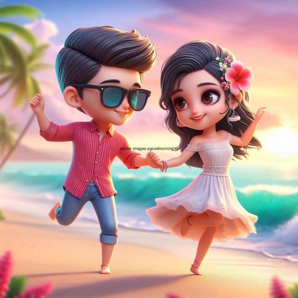 d cute couple wallpaper d cute couple images the couple enjoy the love vibes with amazing food water dance beacu stylish dress beautifull background ()