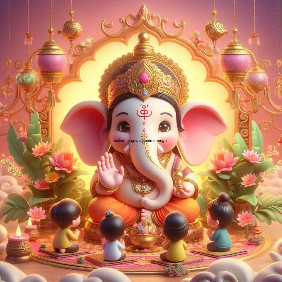 d ganesh ji wallpaper d ganesh ji photos beautiful background amazing d ganesh ()