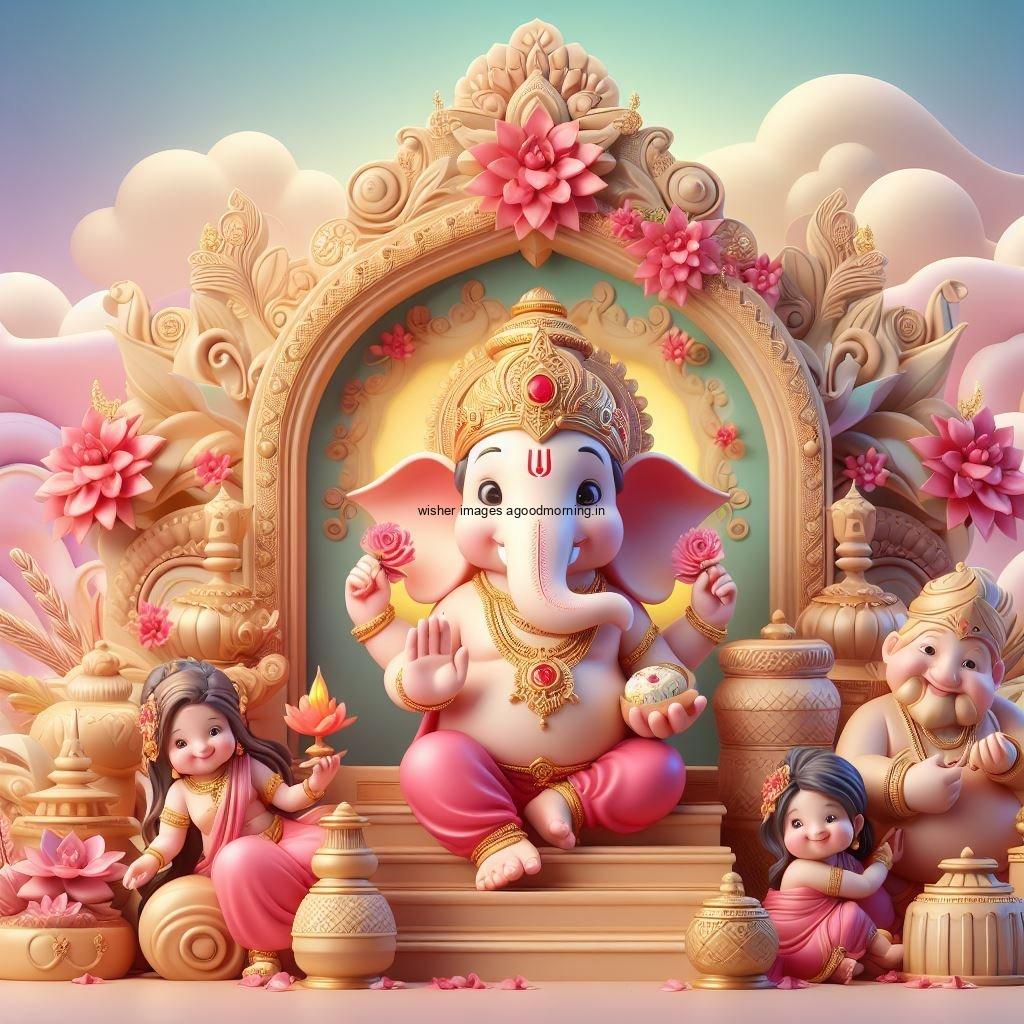 3D Ganesh ji wallpaper || Free Download 2 d ganesh ji wallpaper d ganesh ji photos beautiful background amazing d ganesh ()