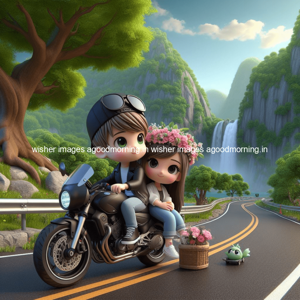 bike couple hd wallpaper love vibes images with motocycles on the road with gear tyre wheels bike lights ()