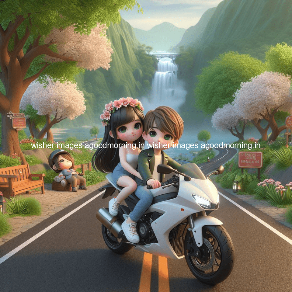 bike couple hd wallpaper love vibes images with motocycles on the road with gear tyre wheels bike lights ()