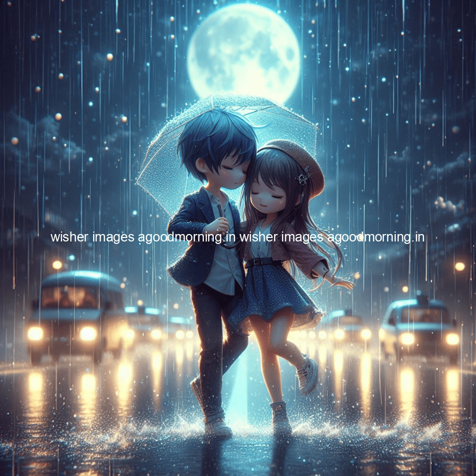 130+ Cute Couple Rain Images || Free Download 10 cute d couple dance in the rain in the middle of road enjoy the love movement with amazing lights setup fully d ()