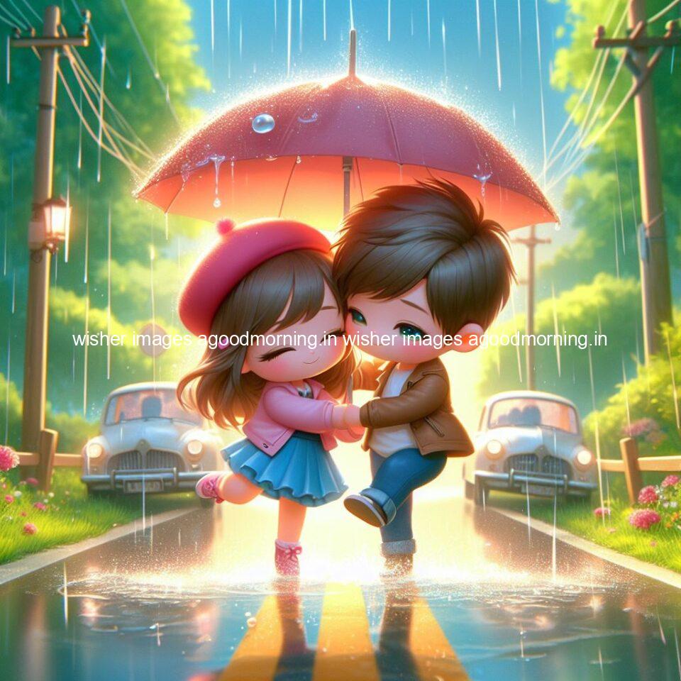 130+ Cute Couple Rain Images || Free Download 102 cute d couple dance in the rain in the middle of road enjoy the love movement with amazing lights setup fully d ()