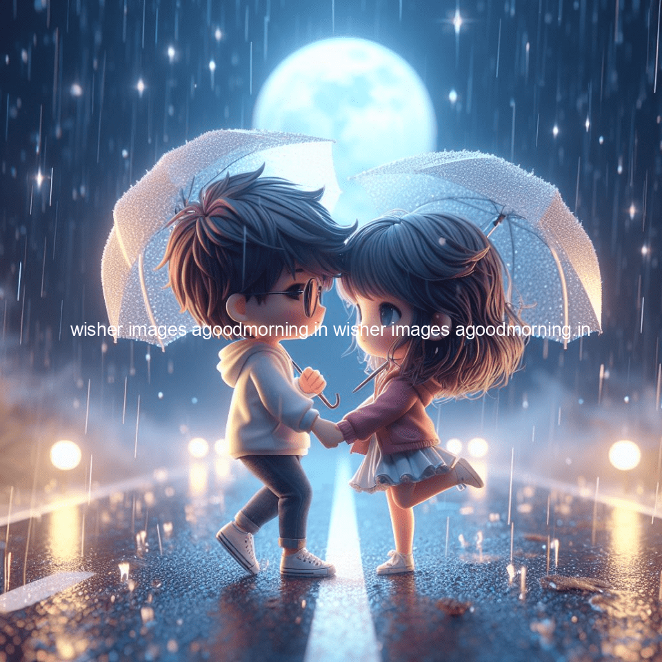130+ Cute Couple Rain Images || Free Download 13 cute d couple dance in the rain in the middle of road enjoy the love movement with amazing lights setup fully d ()