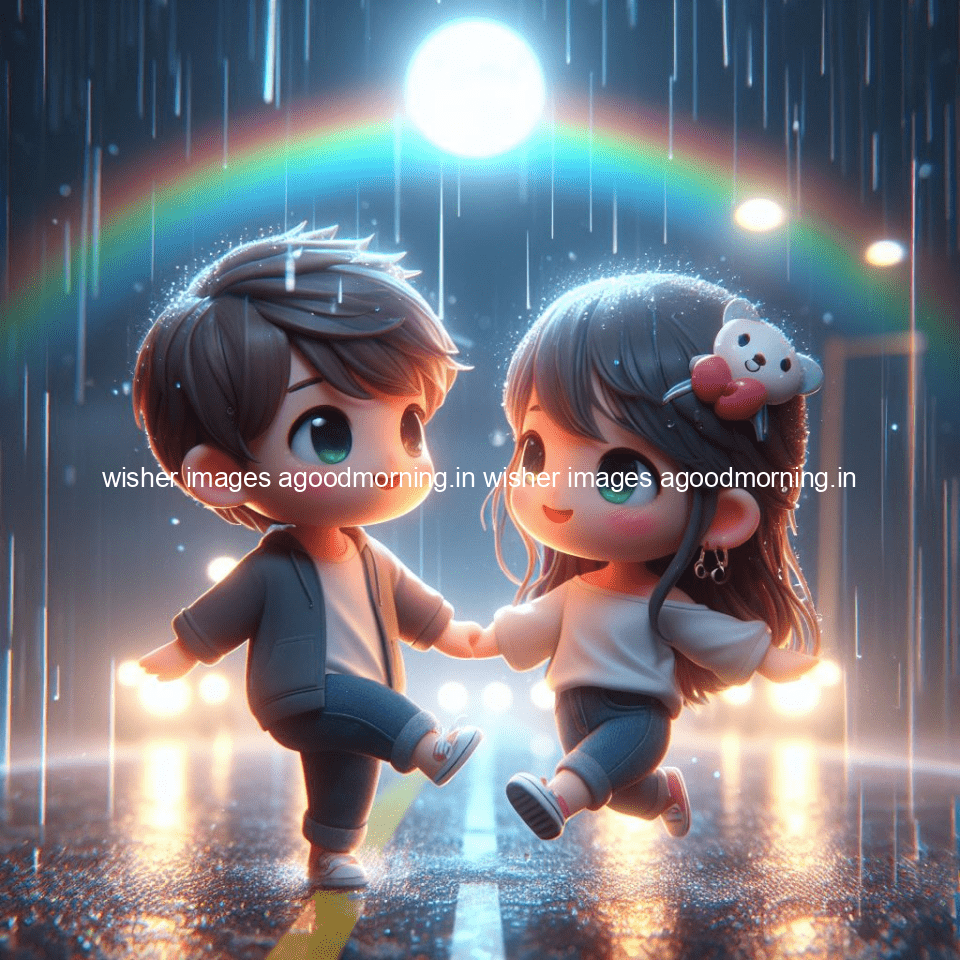 130+ Cute Couple Rain Images || Free Download 18 cute d couple dance in the rain in the middle of road enjoy the love movement with amazing lights setup fully d ()