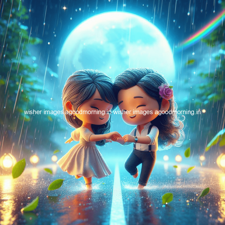 130+ Cute Couple Rain Images || Free Download 24 cute d couple dance in the rain in the middle of road enjoy the love movement with amazing lights setup fully d ()