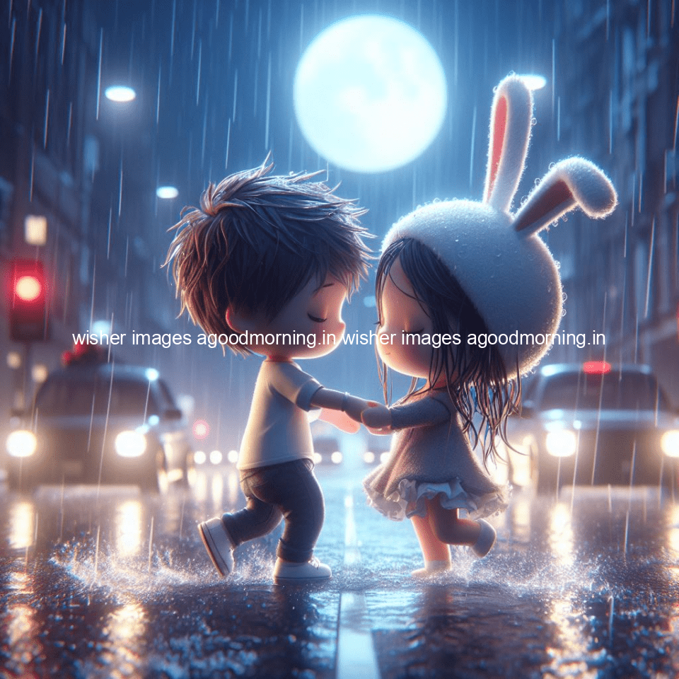 130+ Cute Couple Rain Images || Free Download 38 cute d couple dance in the rain in the middle of road enjoy the love movement with amazing lights setup fully d ()