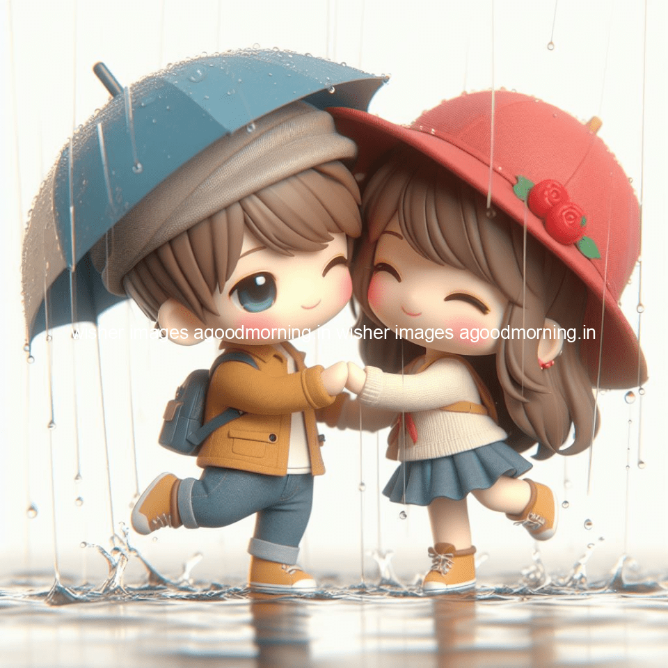 cute d couple dance in the rain in the middle of road enjoy the love movement with amazing lights setup fully d ()