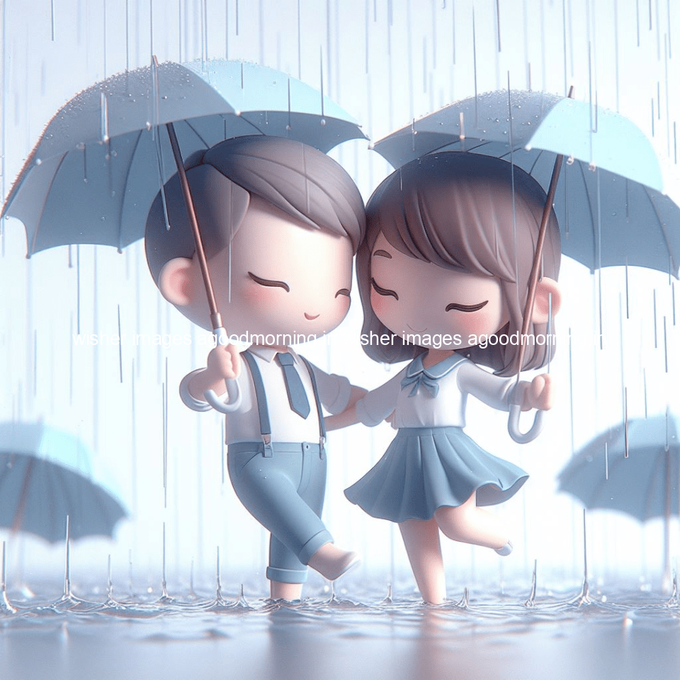 cute d couple dance in the rain in the middle of road enjoy the love movement with amazing lights setup fully d ()