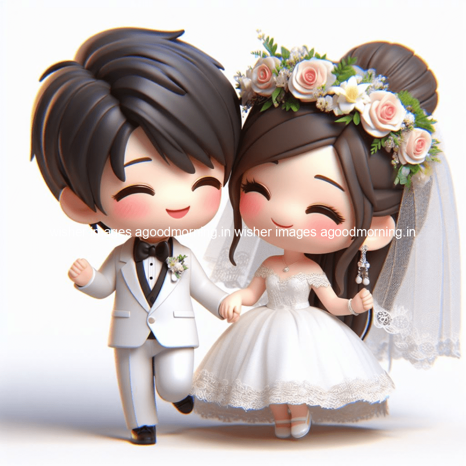 cute d couple wallpaper couple enjoy the wedding with beautiful wedding dress amazing background with flowers and blending colours ()