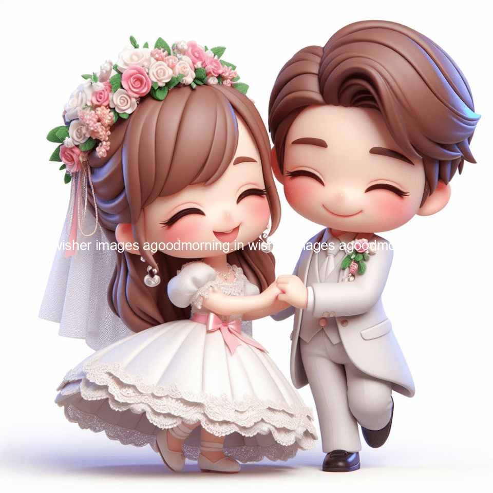 cute d couple wallpaper couple enjoy the wedding with beautiful wedding dress amazing background with flowers and blending colours ()