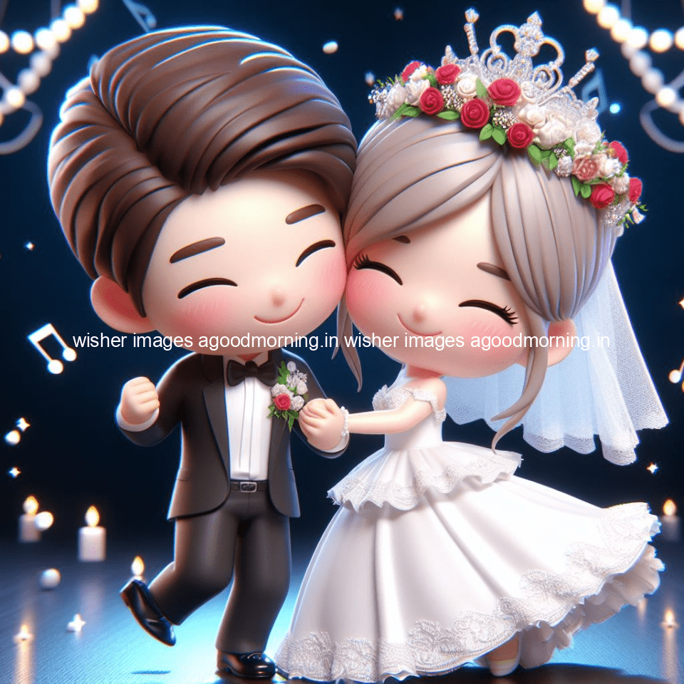 cute d couple wallpaper couple enjoy the wedding with beautiful wedding dress amazing background with flowers and blending colours ()