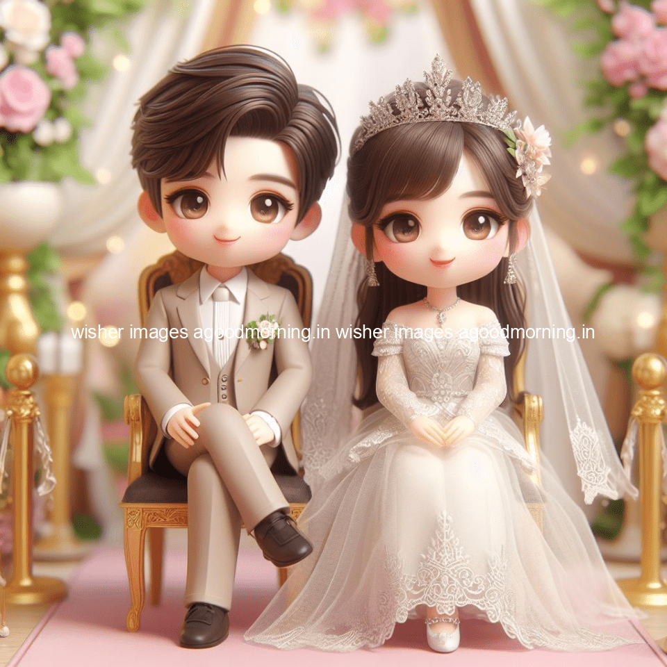 cute d couple wallpaper couple enjoy the wedding with beautiful wedding dress amazing background with flowers and blending colours ()