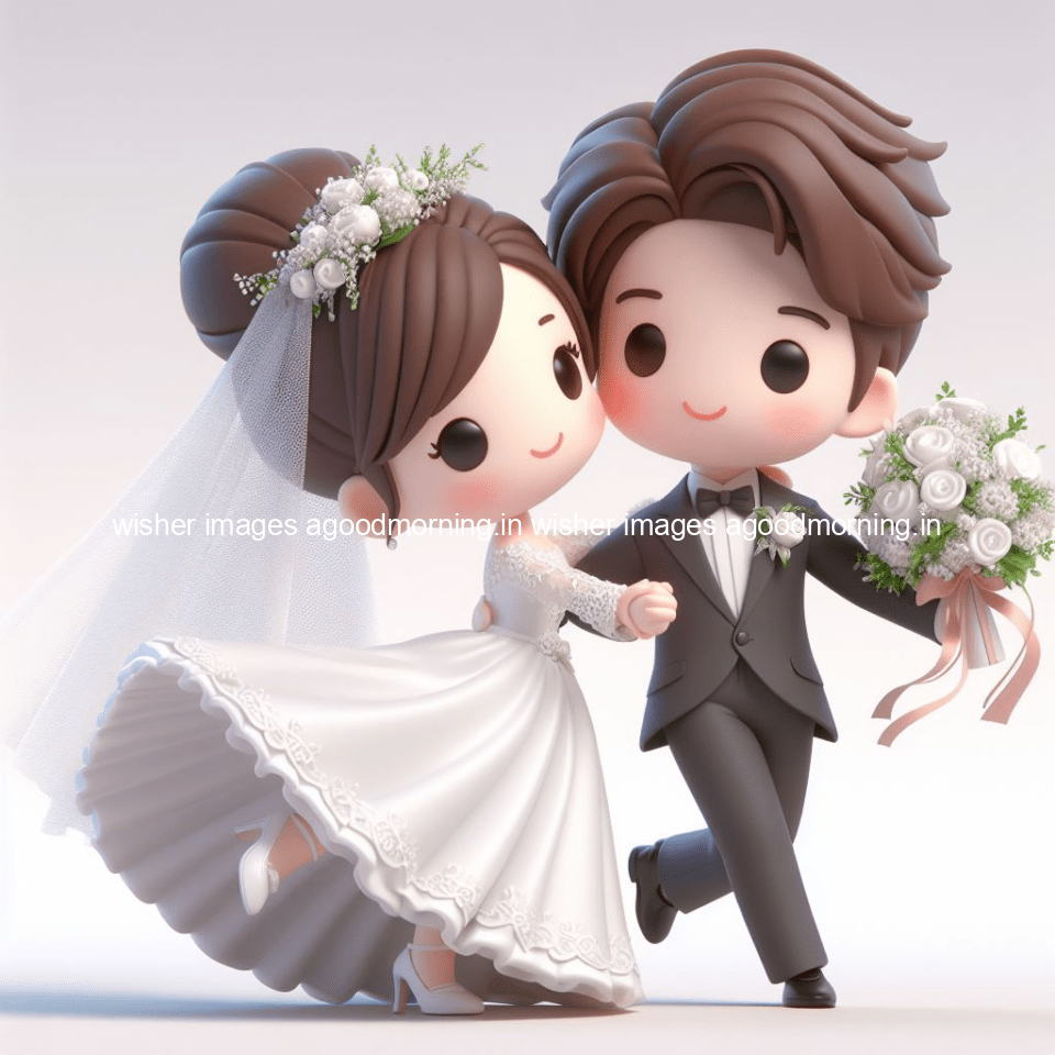 cute d couple wallpaper couple enjoy the wedding with beautiful wedding dress amazing background with flowers and blending colours ()