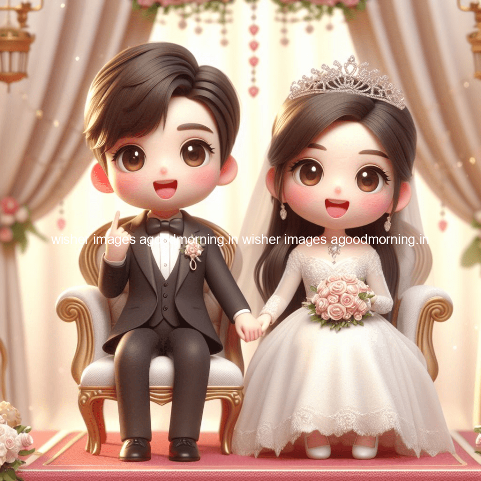 cute d couple wallpaper couple enjoy the wedding with beautiful wedding dress amazing background with flowers and blending colours ()