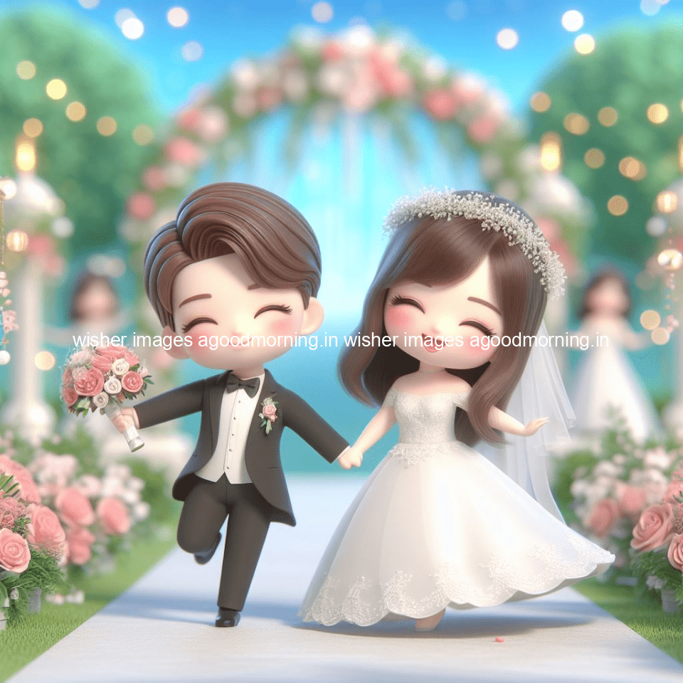 125+ Cute Couple 3d wallpaper wedding || Free Download 88 cute d couple wallpaper couple enjoy the wedding with beautiful wedding dress amazing background with flowers and blending colours ()