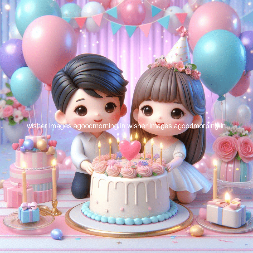 cute couple cake images beautiful background with amazing love vibes with amazing moment full of joy ()