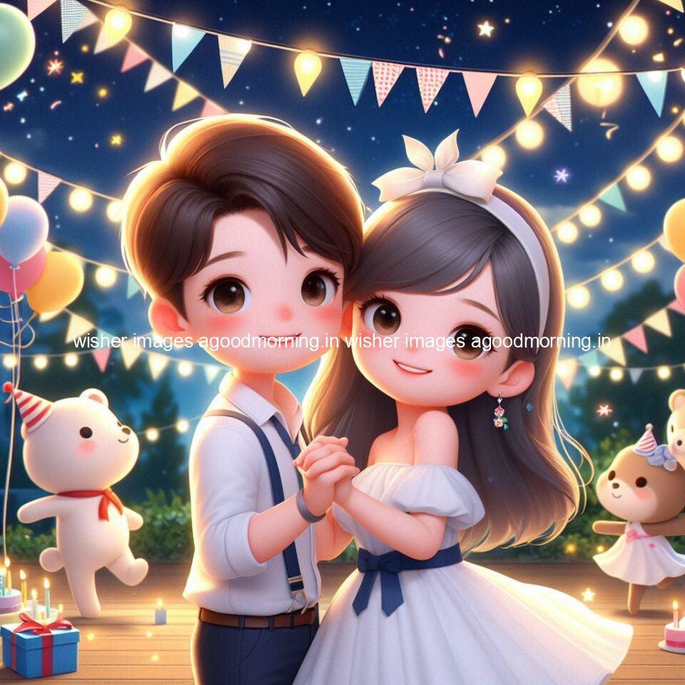 cute couple cake images beautiful background with amazing love vibes with amazing moment full of joy ()