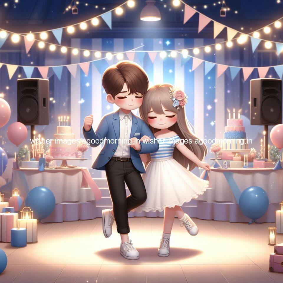 cute couple cake images beautiful background with amazing love vibes with amazing moment full of joy ()