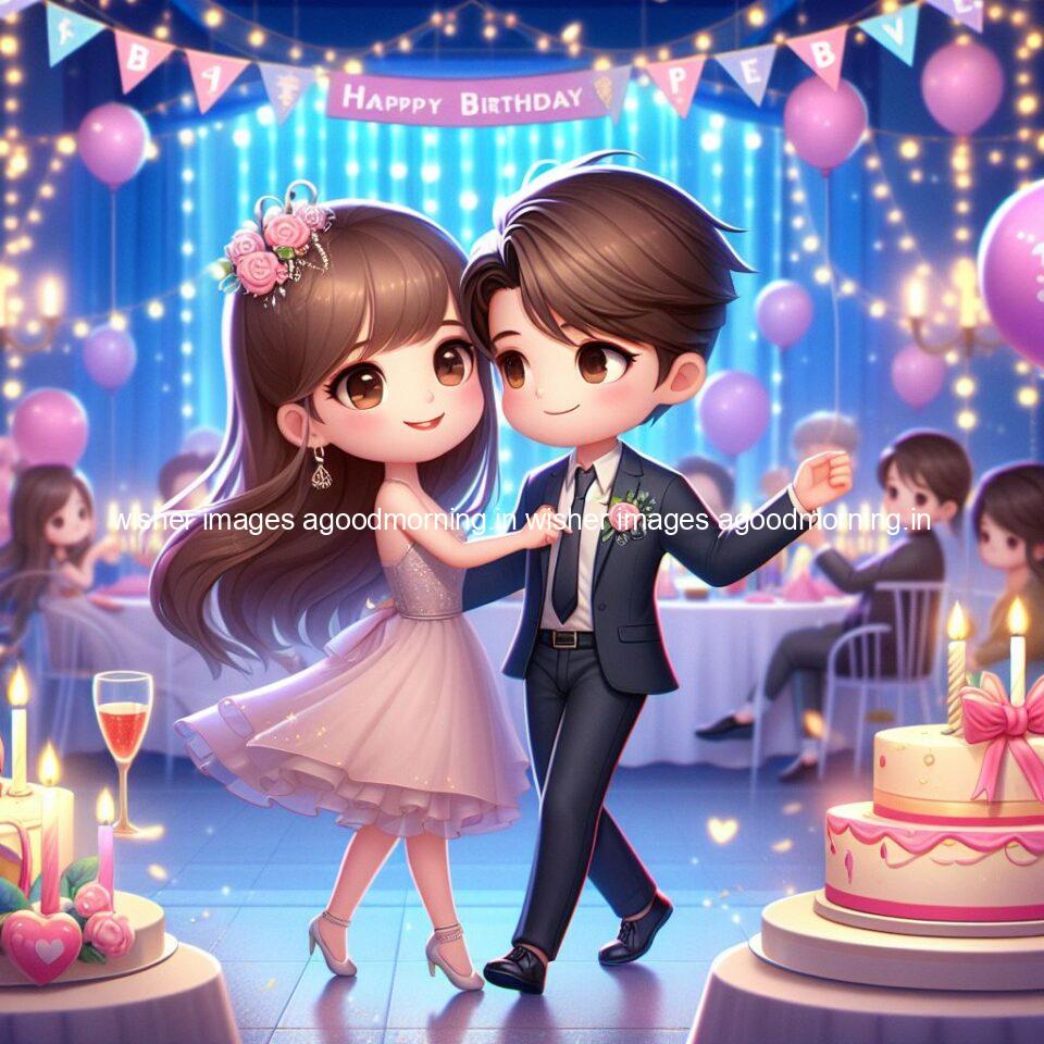 cute couple cake images beautiful background with amazing love vibes with amazing moment full of joy ()