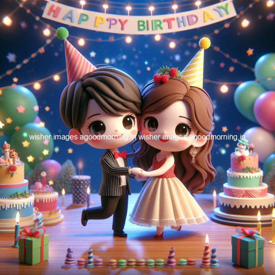 cute couple cake images beautiful background with amazing love vibes with amazing moment full of joy ()