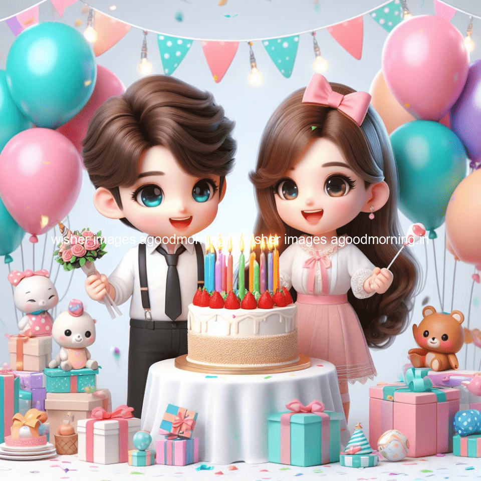 cute couple cake images beautiful background with amazing love vibes with amazing moment full of joy ()