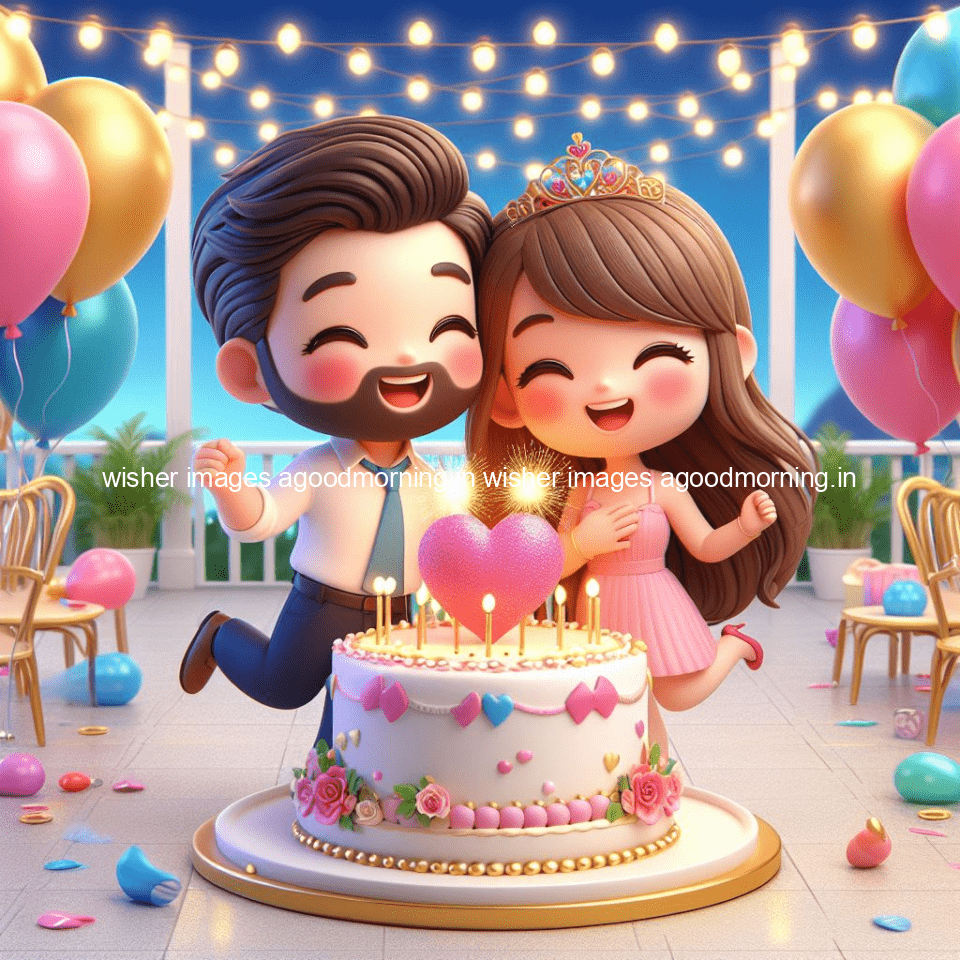 cute couple cake images beautiful background with amazing love vibes with amazing moment full of joy ()