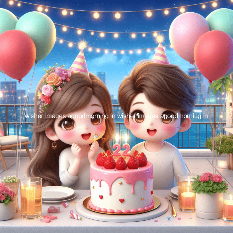 cute couple cake images beautiful background with amazing love vibes with amazing moment full of joy ()