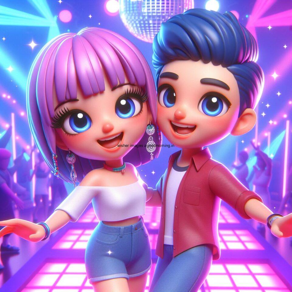 100+ 3D Cute Couple Dancing Images || Free Download 128 cute couple dancing amazing lights in dic with full of party vibes set ()