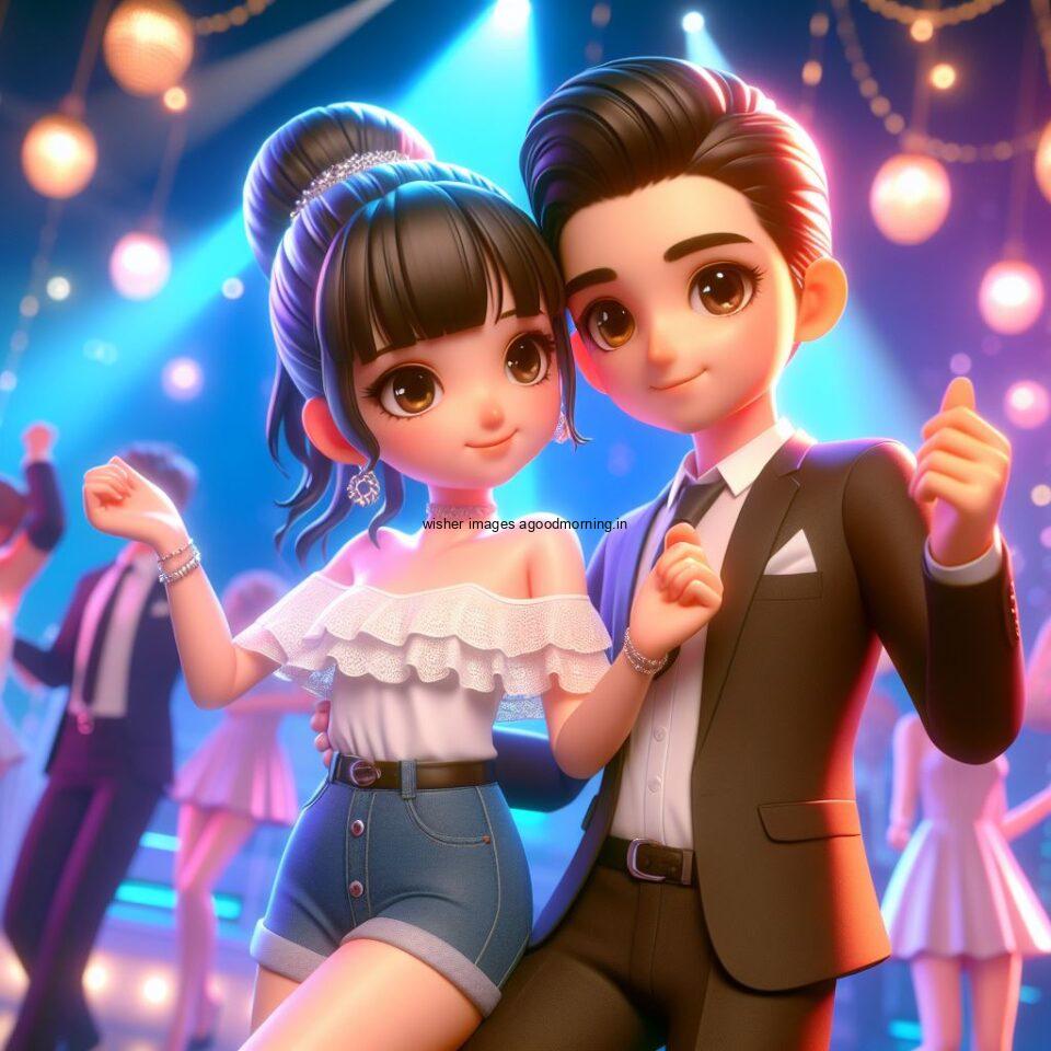 100+ 3D Cute Couple Dancing Images || Free Download 131 cute couple dancing amazing lights in dic with full of party vibes set ()