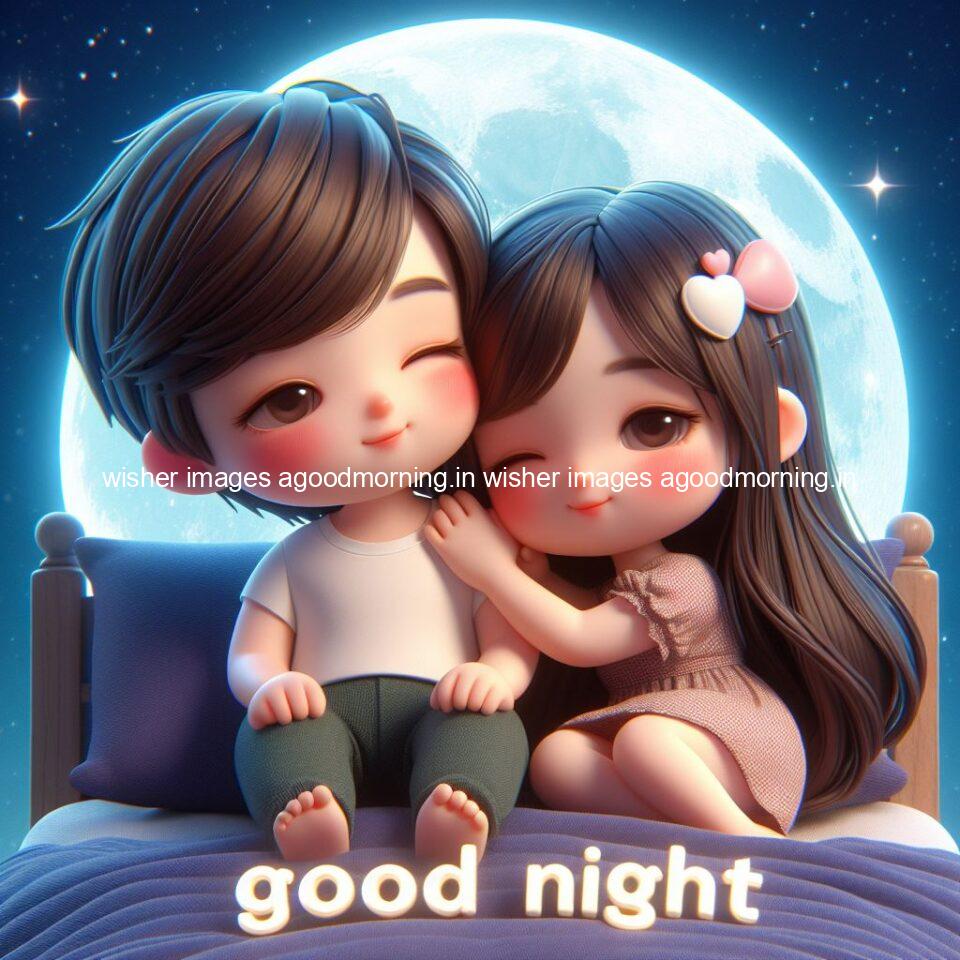 100+ Good Night Images With Couple || Free Download 80 good Night images with couple cute d couple is seating together with night vibes blue agoodmorning ()