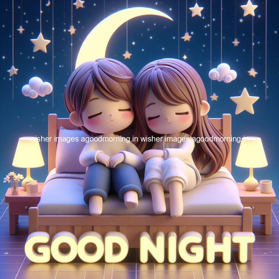 100+ Good Night Images With Couple || Free Download 92 good Night images with couple cute d couple is seating together with night vibes blue agoodmorning ()